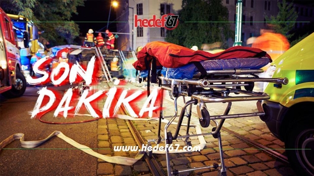 Trafik kazası.1 yaralı...