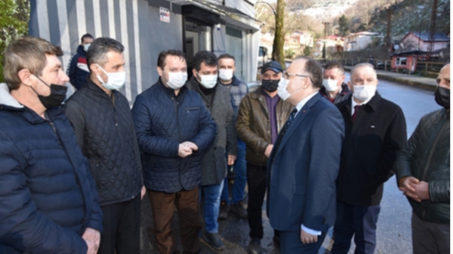Vali Tutulmaz iş insanlarını ziyaret etti...