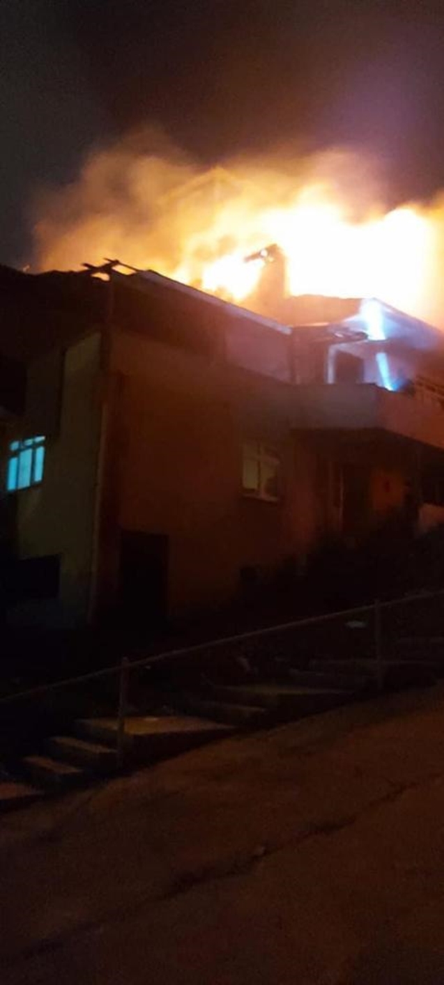 Alaplı'da yangın... 1 anne öldü,3 itfaiye eri yaralandı..