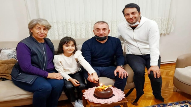 Aslangörür ailesini ziyaret etti…