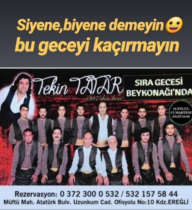 Unutulmayacak bir gece sizleri bekliyor…