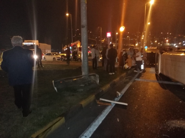 1'İ ÇOCUK 3 KİŞİ YARALANDI...