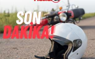 Motosiklet kazasında iki kişi hastanelik oldu...