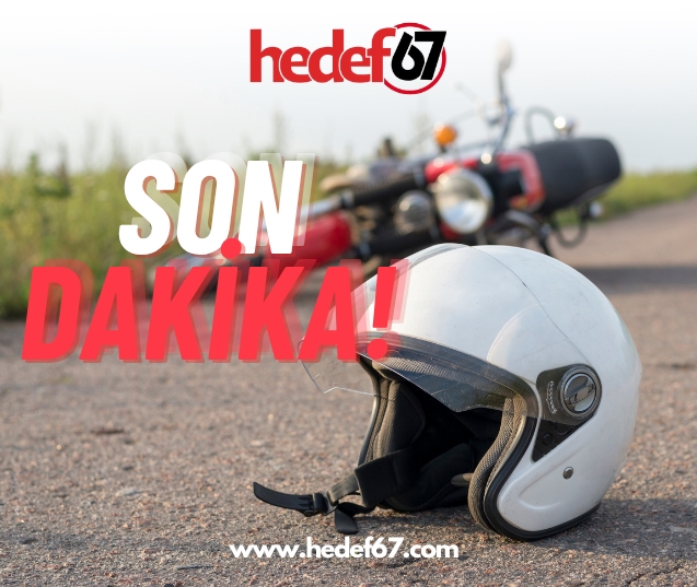 Motosiklet kazasında iki kişi hastanelik oldu...