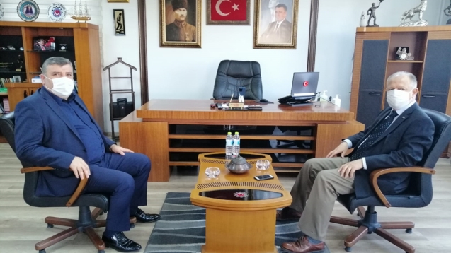 Çorumluoğlu'ndan, sendika ziyareti...