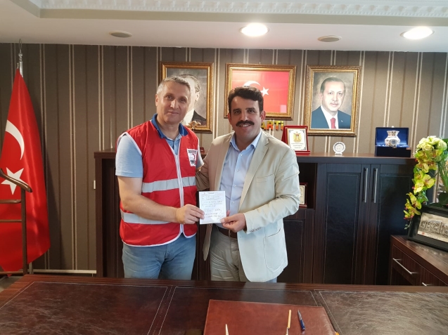ÇAKIR VEKALETİNİ KIZILAY'A VERDİ...