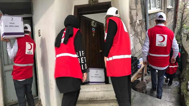 KIZILAY, YİNE YARDIMA KOŞTU...