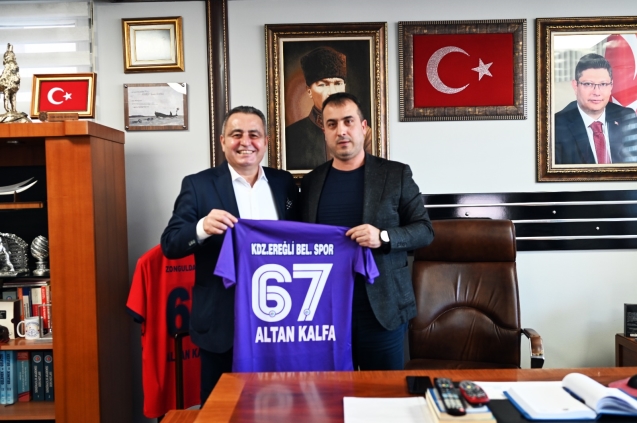 Altan Kalfa'dan belediyespor'a destek...