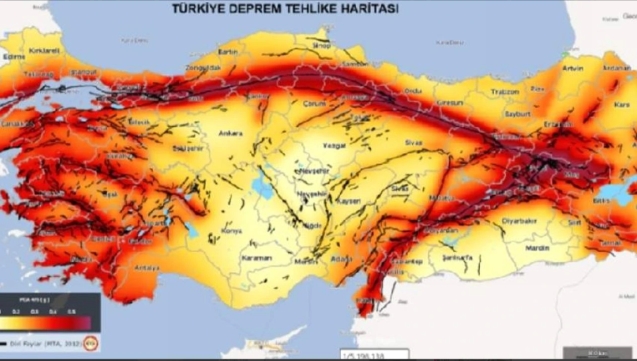 Fay hattı haritası güncellendi; Zonguldak kaçıncı derecede?