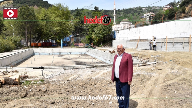 HAVUZ VE AQUA PARK İÇİN ÇALIŞMALAR HIZLANDI