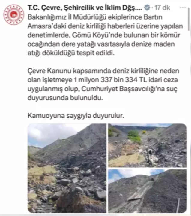 Denize atılan atıklara yüklü miktarda ceza...