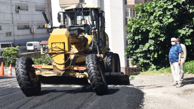 Asfaltlama çalışmaları başladı