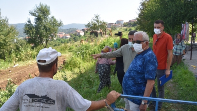 Başkan Posbıyık, alternatif yol çalışmalarını inceledi