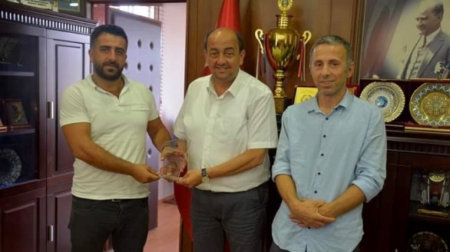 Başkan Demirtaş'a teşekkür ve nezaket ziyareti...