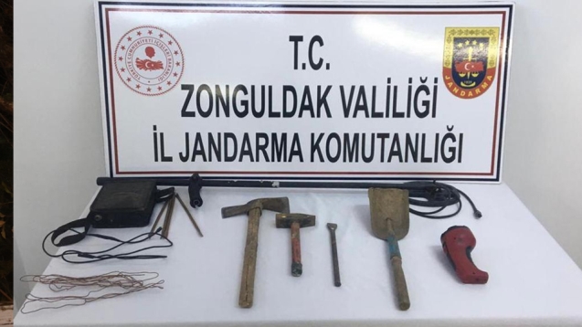 İzinsiz kazı yapan 1 kişi gözaltına alındı