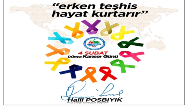 Halil Posbıyık'tan, 4 Şubat Kanser Günü mesajı...