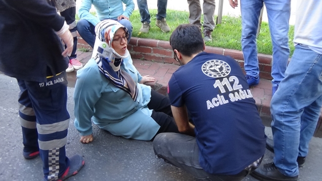 Karşıya geçmek isterken yaralandı!..