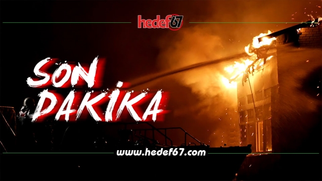 Yangın ihbarı ekipleri harekete geçirdi...