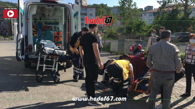 Motosiklet kazası : 1 yaralı...