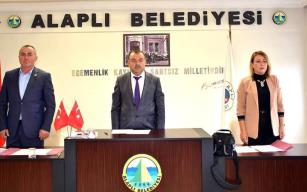 ALAPLI BELEDİYESİ,KASIM AYI MECLİS TOPLANTISI YAPILDI...