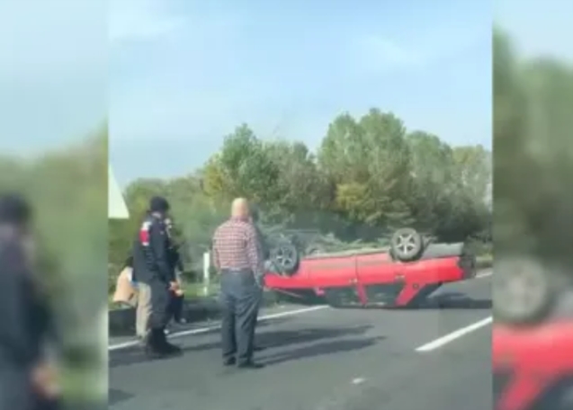 Otomobil takla attı: 1 yaralı...