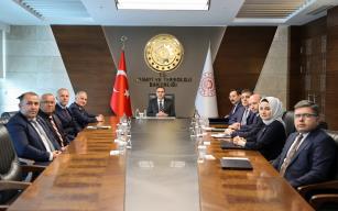 Organize Sanayi Bölgesindeki son gelişmeler görüşüldü...