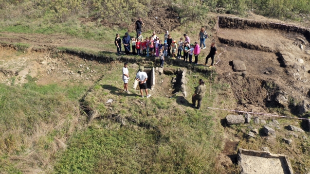 Kazı tanıtım atölyesi Akheron Vadisi'nde yapıldı...