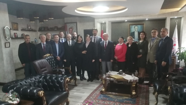 CHP'DEN, ÇORUMLUOĞLU'NA ZİYARET...