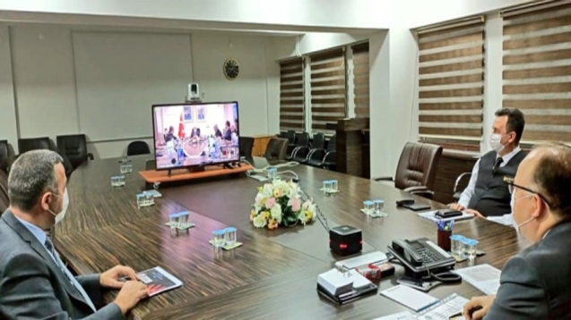 Tutulmaz, Bakan Soylu ile video konferans görüşmesi yaptı...