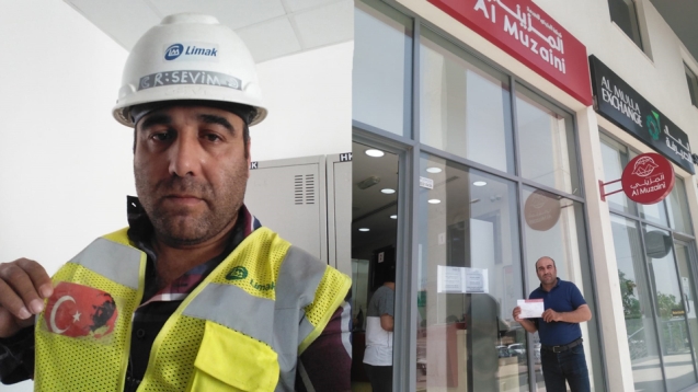 BİR AYLIK MAAŞINI BAĞIŞLAYARAK DESTEK VERDİ...