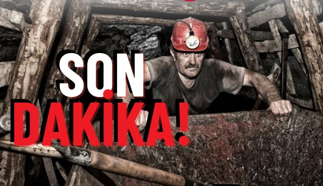 Maden ocağında iş kazası... 1 madenci yaralandı...