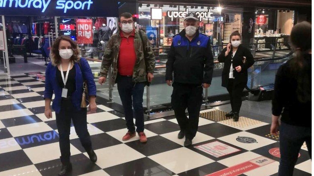 Zabıta ekiplerince Esas67 AVM denetledi...