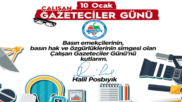 POSBIYIK, GAZETECİLER GÜNÜ’NÜ KUTLADI...