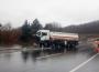 Tanker, karşı şeride geçerek durabildi...