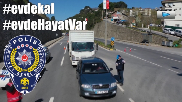 EREĞLİ EMNİYETİNDEN MESAJ; EVDEKAL EREĞLİ...